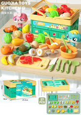 27Pcs Customized Design Role Play Kitchen Play Set Toy Kitchen Toys